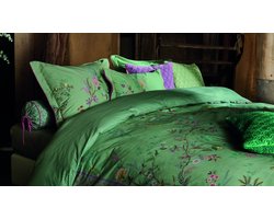 Pip Studio Bustani dekbedovertrek - Lits-Jumeaux - 240 x 200/220 cm - Groen