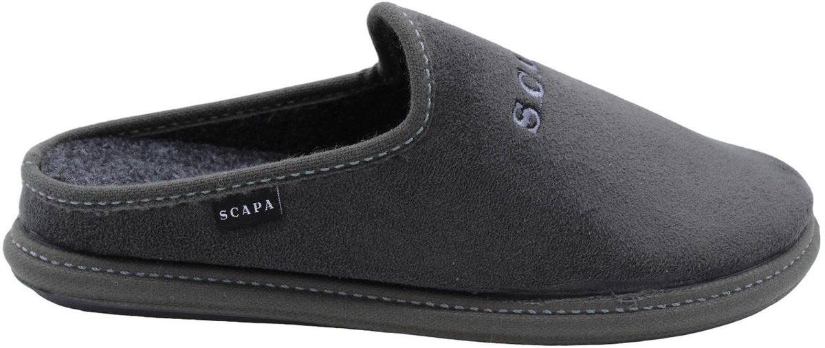 Scapa - Pantoffels - Grijs - Heren - Maat 41 -