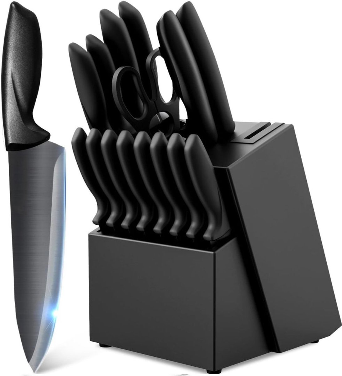 DailySupplies® Messenset met Blok - Messensets met Messenblok - Koksmes - Keukenmessen Set
