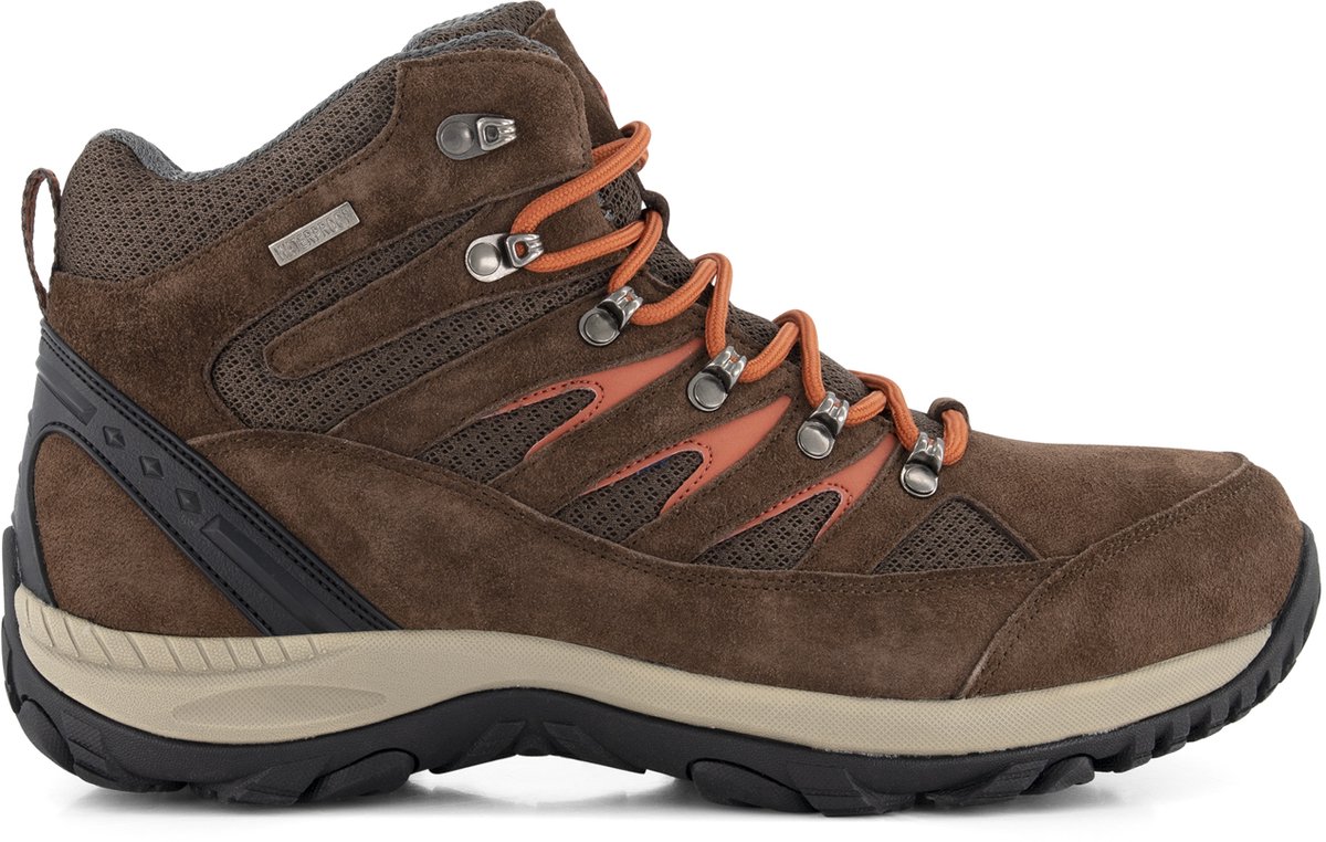 Travelin’ Skodborg Heren Halfhoge wandelschoenen Waterdicht Bruin