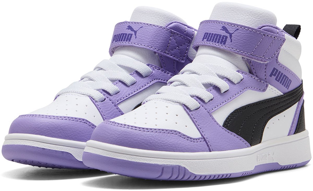 Puma Rebound V6 Mid Ac+ Ps Schoenen 1/2 Kinderen Zwart