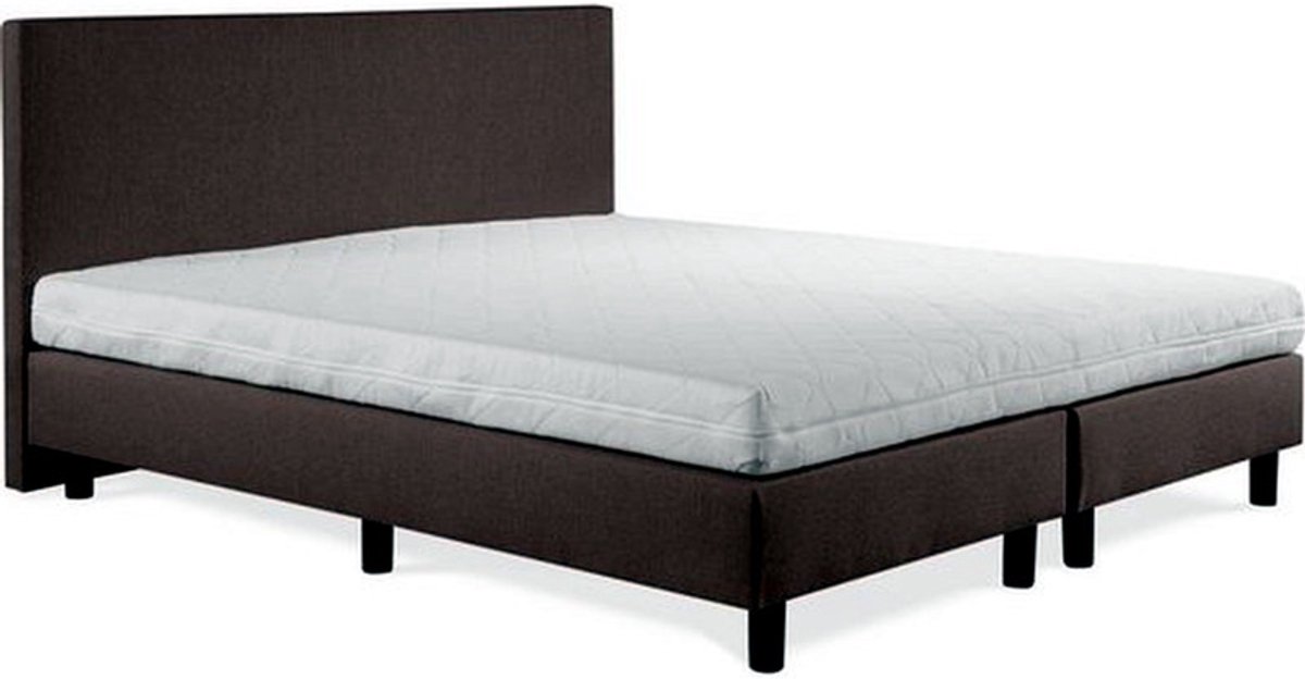 Boxsping FD Boxspring Vendita vlak 150x220 cm Luxe Pocketvering Stof bruin