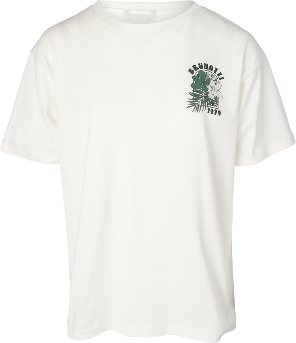 Brunotti Seaya-Leaf Dames T-shirt Sneeuw M Wit