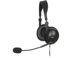 Hoofdtelefoon met microfoon Ibox W1MV Zwart