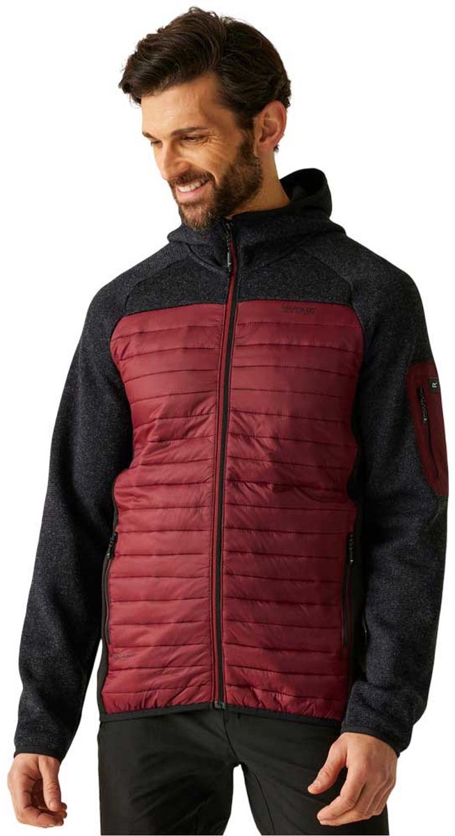 Regatta Newhill Hybrid Jas Man Zwart