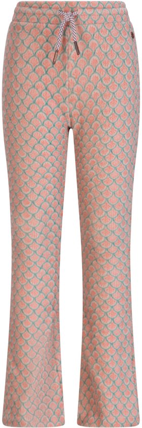 Pantalon évasé d'hiver en velours NoNo pour fille - vert - Sady - AOP, côtelé