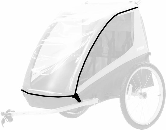 Thule - Regenhoes voor fietskar - Coaster/Coaster XT