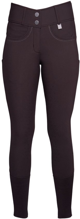 Pantalon D'Équitation Femme HKM Laura Garelli - Genouillère - Marron - Taille 42 - Neuf