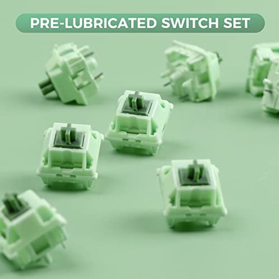 Mechanische Matcha Latte Toetsenbord Schakelaar 55gf - 30 Stuks voor DIY Gaming Toetsenbord — afbeelding 3