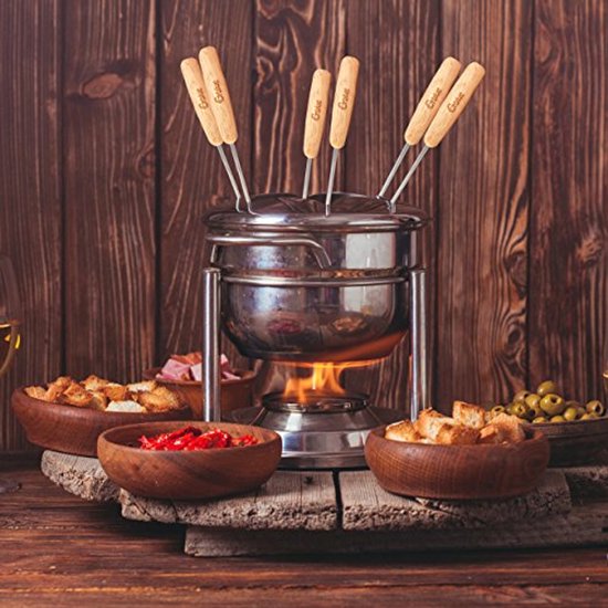 Amacoam Fonduevorken roestvrij staal voor