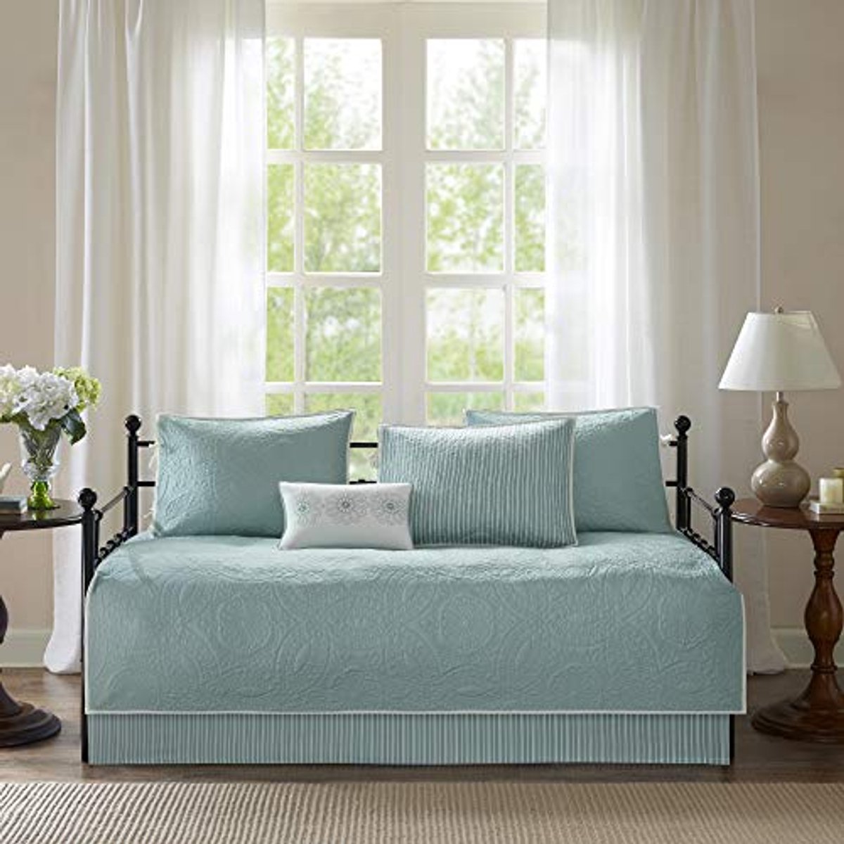 Daybed Quilt Bedding Set - 75" x 39" - Blauw