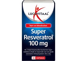 Lucovitaal Super Resveratrol 100 mg 30 capsules