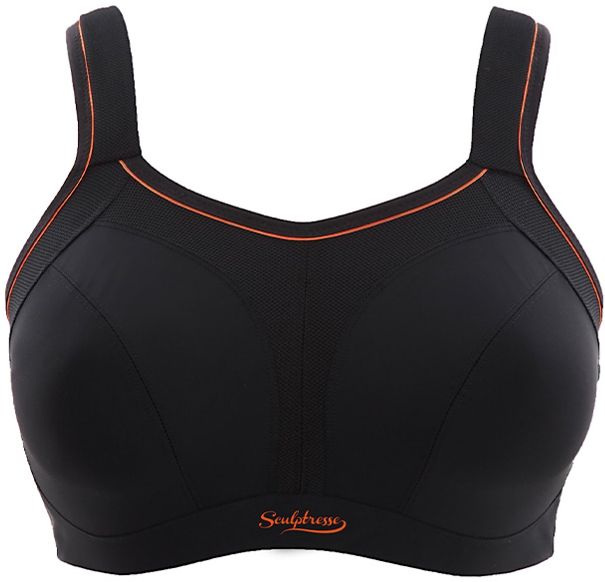 Panache - Sculptresse Non Padded Sport BH - Black - 105G