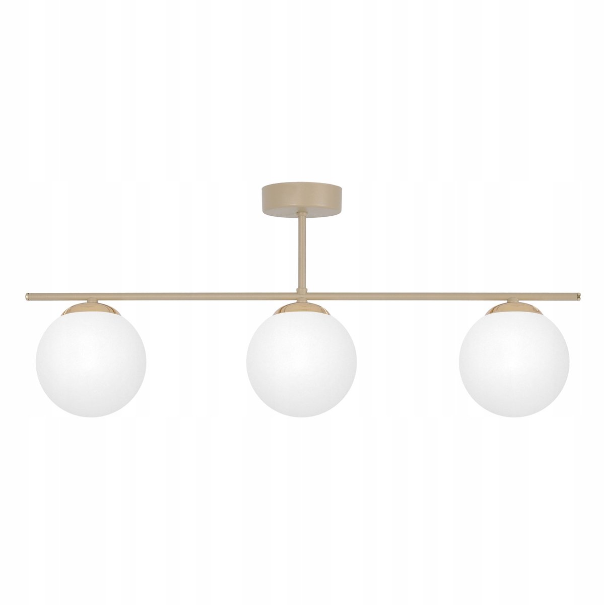 Kaja SAVIA hanglamp 3xE14 wit/beige/goud - modern design