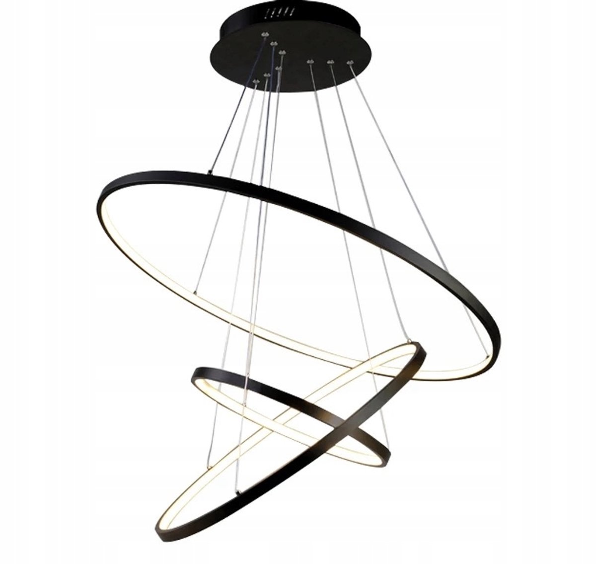Moderne LED Plafondlamp Goud Groot Cirkels Neutraal Licht 90W