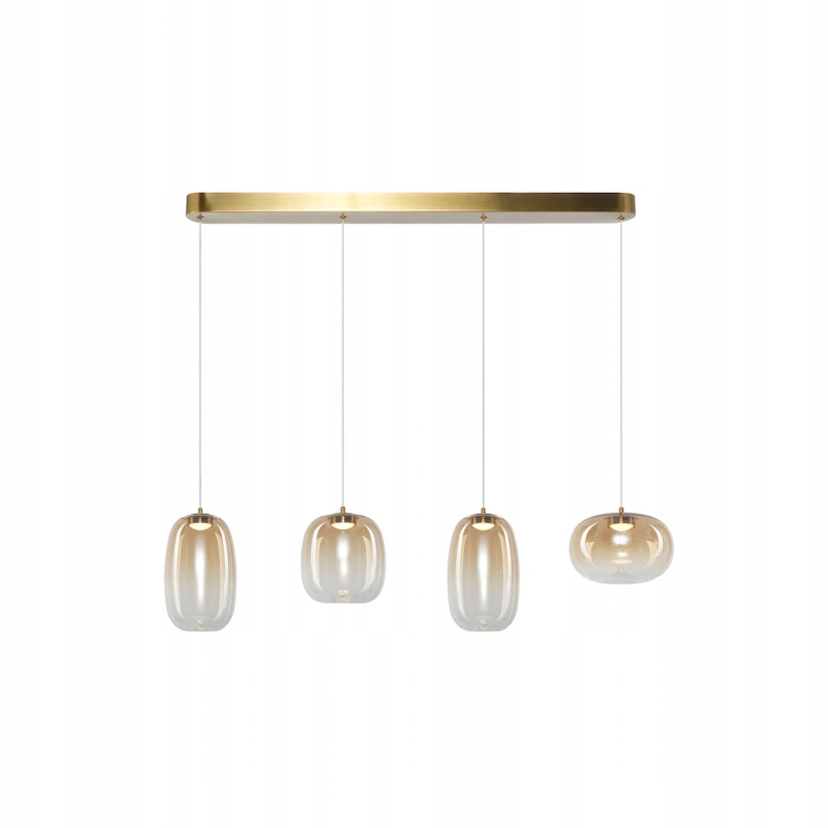 Milagro VASO Amber Hanglamp 15W Warm Wit Licht