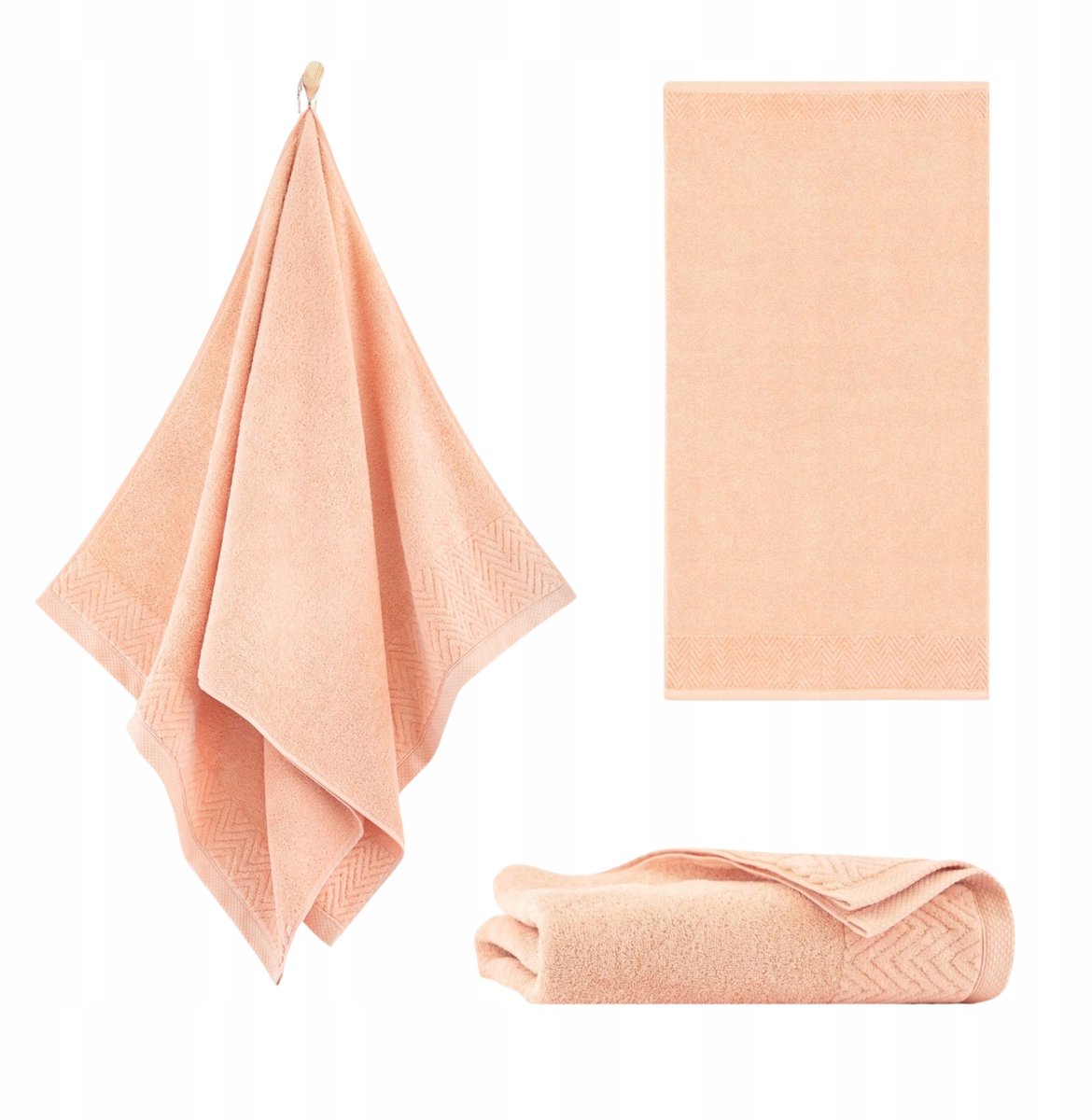 Zwoltex Toscana Badhanddoek 70x140cm - Luxe Egyptisch Katoen - Roze