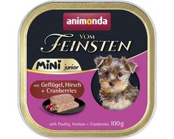 Animonda Dog - Vom Feinsten Mini Adult 32x100g | Geflügel, Hirsch & Cranberrys