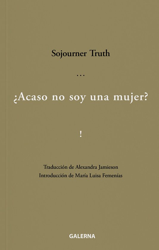 ¿Acaso no soy una mujer? - cover