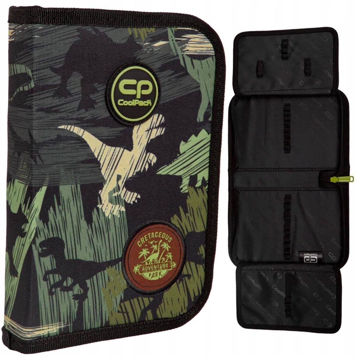 Coolpack Dino Dubbel Klepschooltas Zonder Vulling