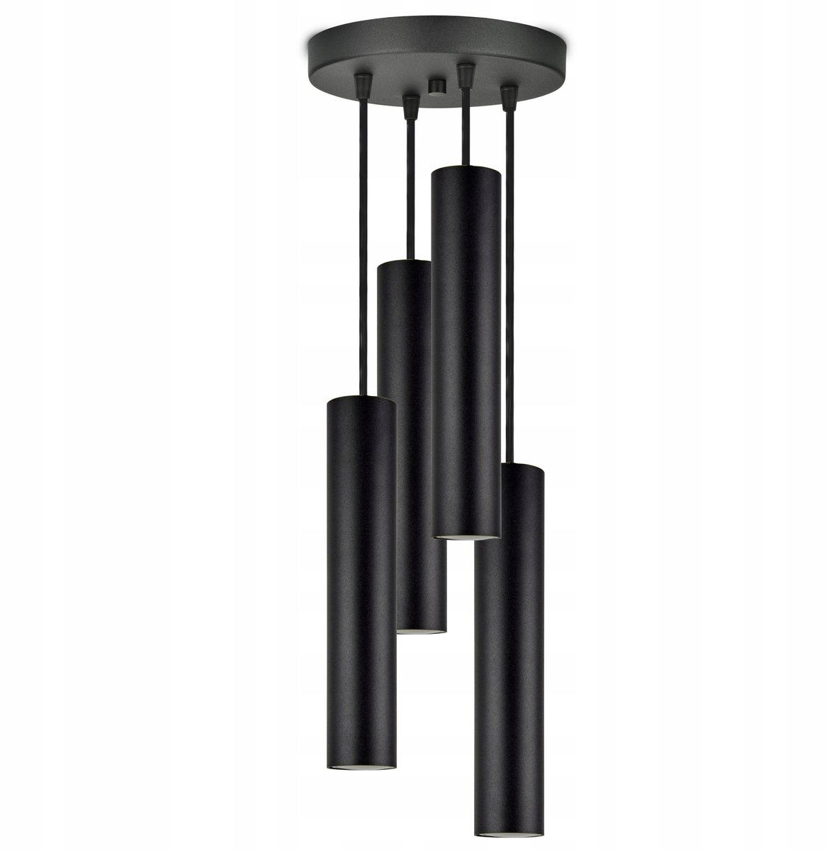 Moderne Hanglamp Plafondspots GU10 Zwart Mat Verstelbaar
