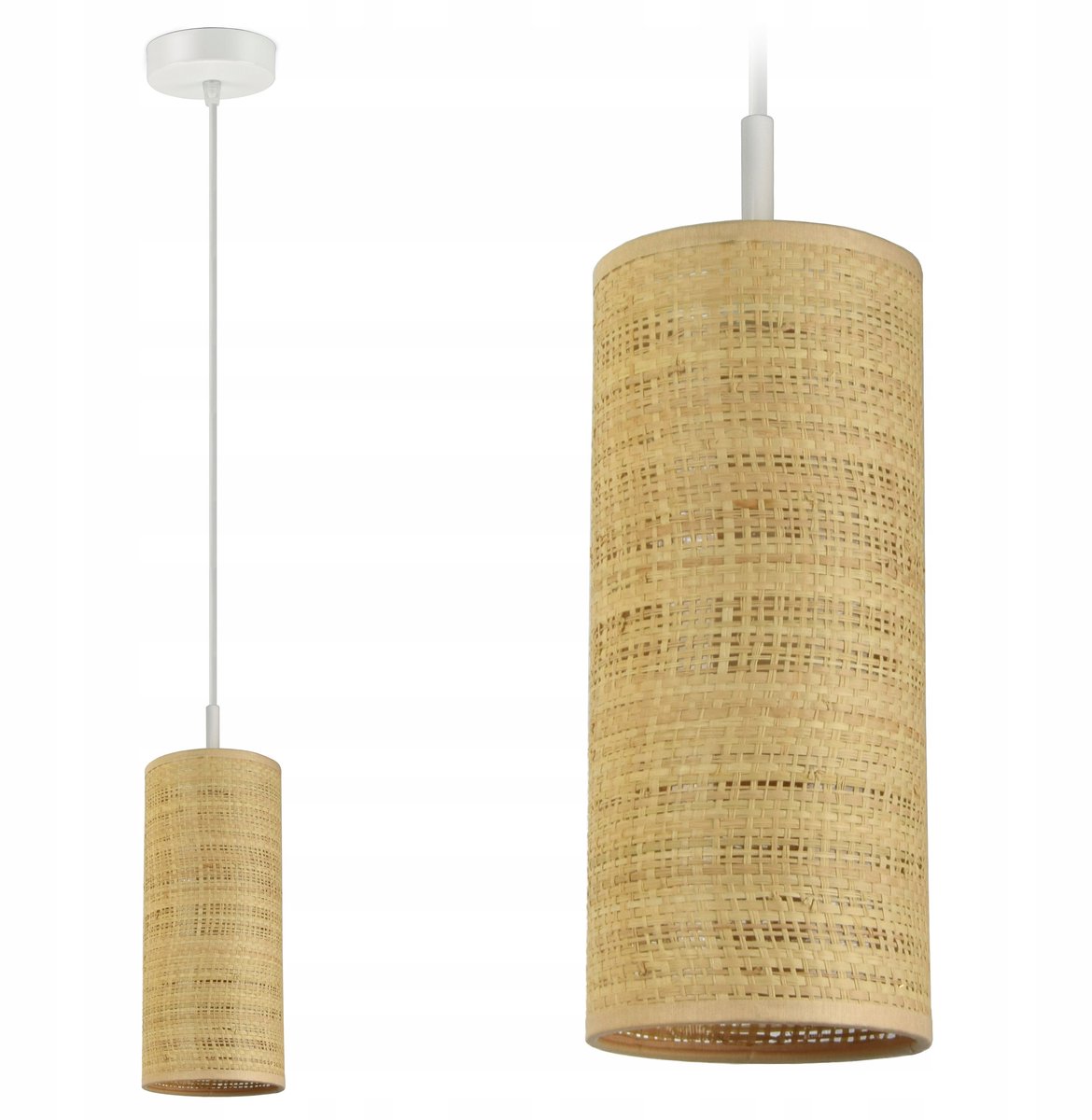 Luxe Hanglamp Tuba Rotan E27 - Stijlvol & Modern