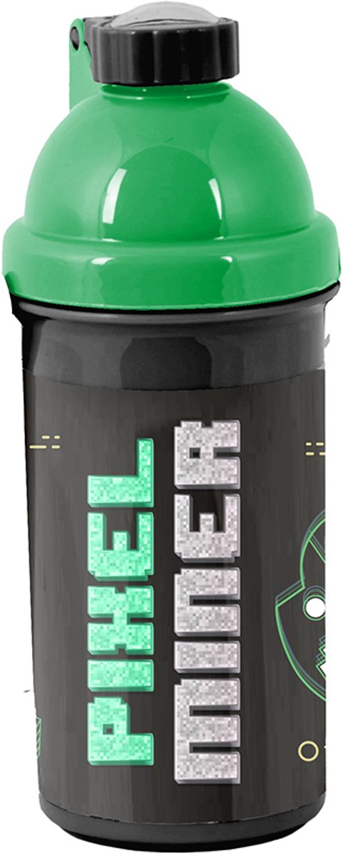 Paso Pixel Bidon - 550 ml, drinkfles voor school en buiten