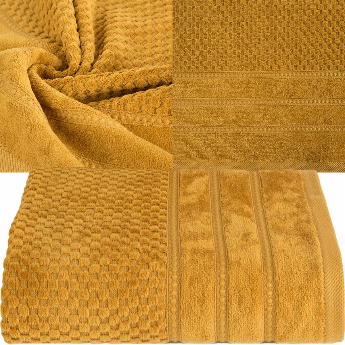 Badhanddoek Katoen 70x140cm Honingkleur - Luxe en Zacht