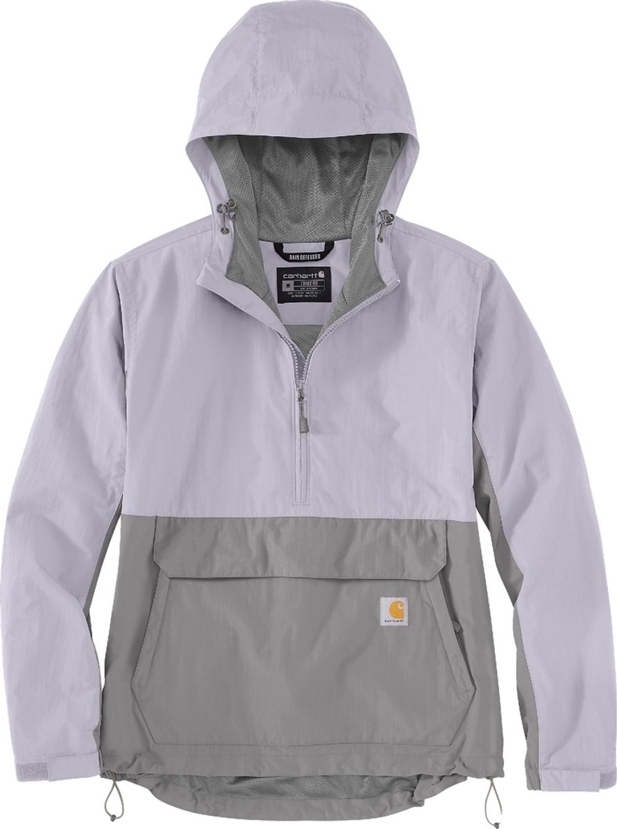 Carhartt Damen Loose Lightweight Anorak 105861 -XS Lilac Haze/asphalt