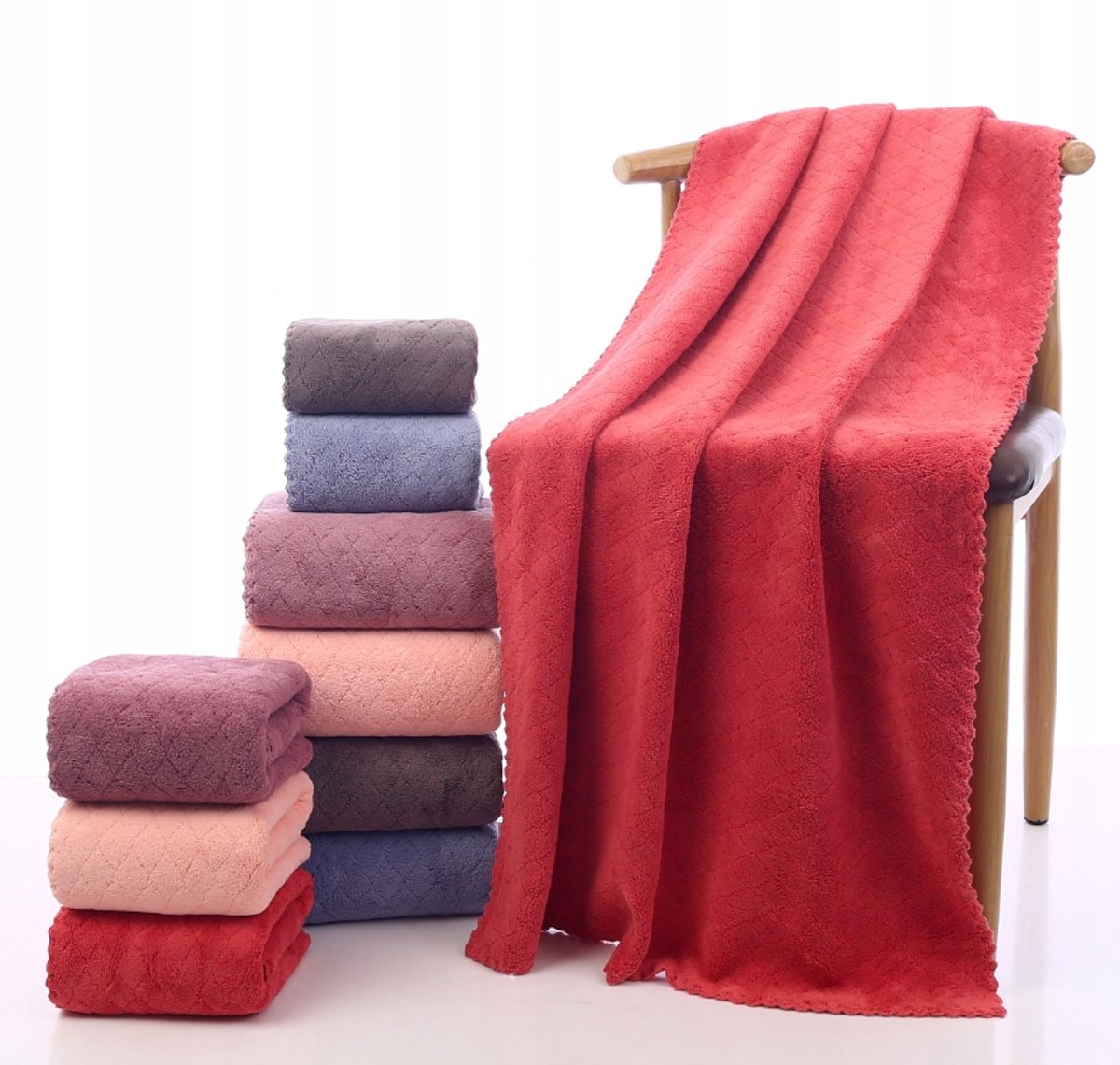 Zachte Microvezel Handdoek 50x100cm - Keuze uit Kleuren
