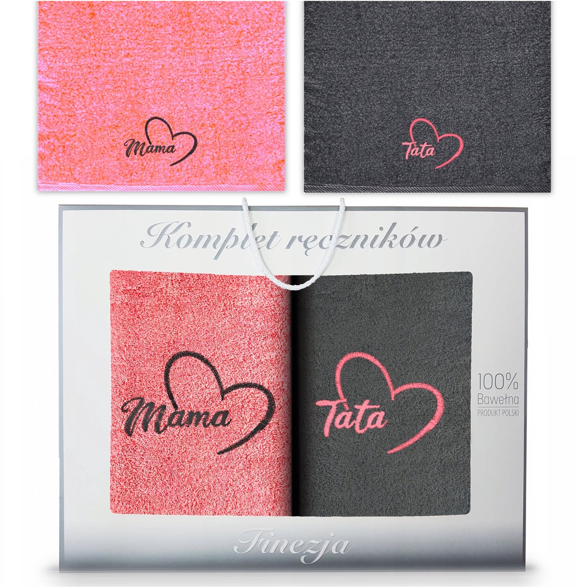 Luxe Katoenen Handdoeken Set 70x140cm - Cadeau voor Ouders
