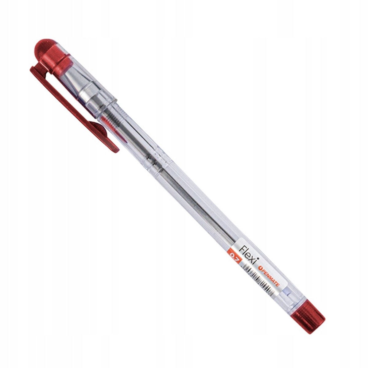 Penmate Flexi Rode Pen 0,7 mm - 3 Stuks