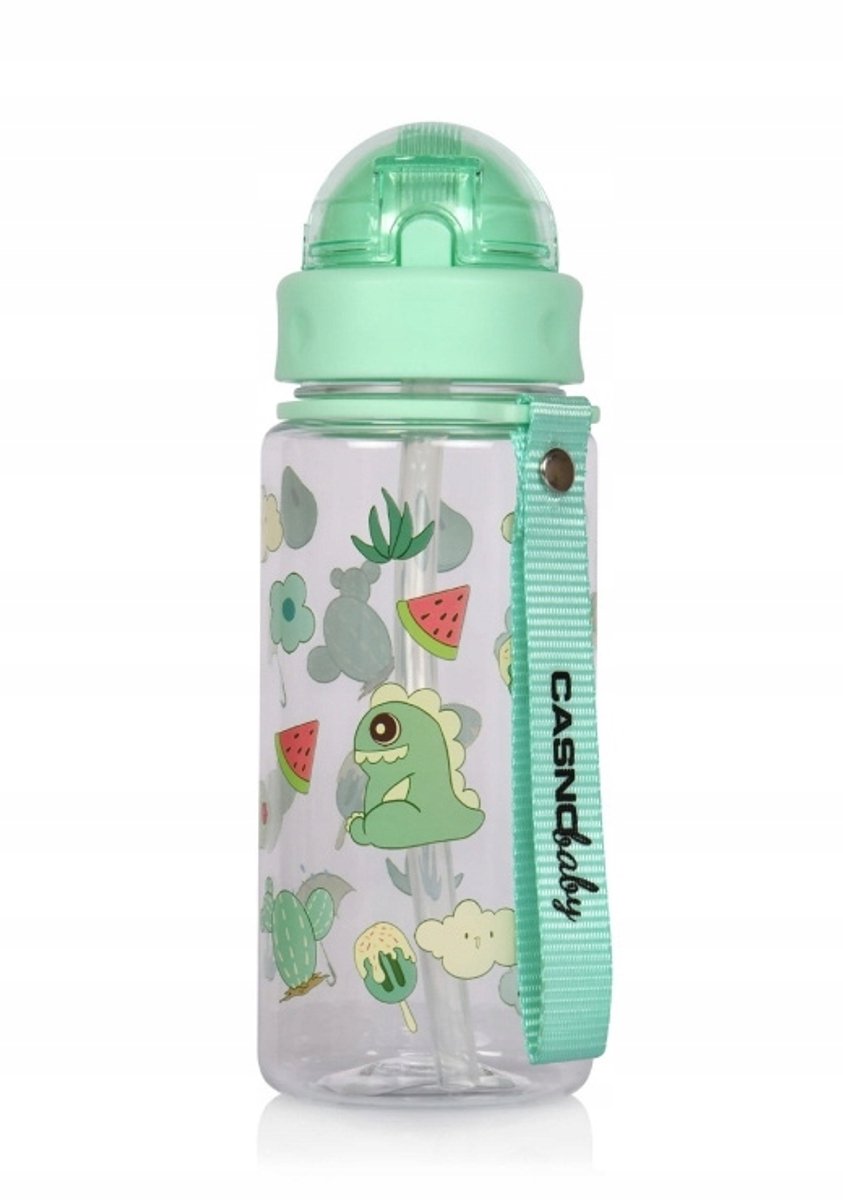 Casno Willy Kinder Drinkfles 400 ml Groen - BPA-vrij Tritan