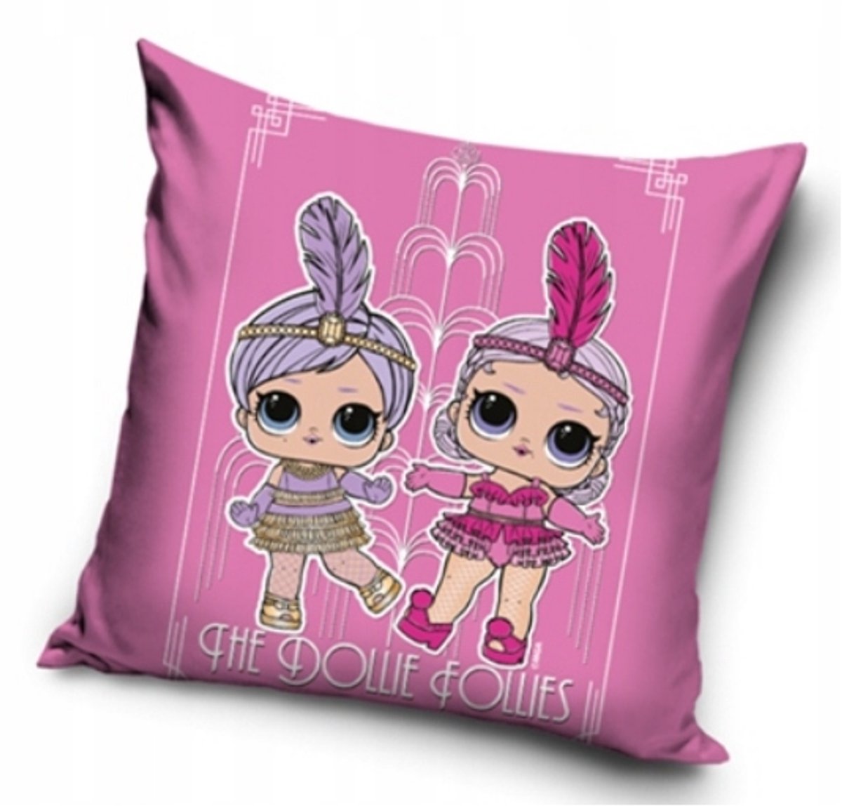 LOL Surprise Kussenhoes 40x40 cm - Zacht Welwet, Decoratief & Comfortabel