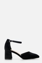 Escarpins POSH by Poelman en textile noir - Femme - Taille 41