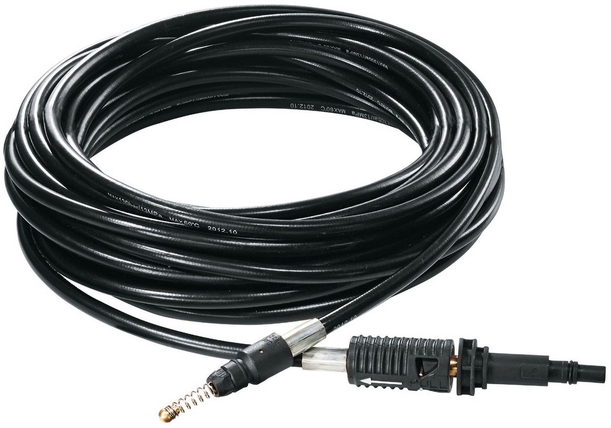 DERASL 10 m hogedrukslang met snelkoppelingen | Compatibel met Bosch AQT-serie | Duurzaam en betrouwbaar voor professionele reiniging | 1-pack