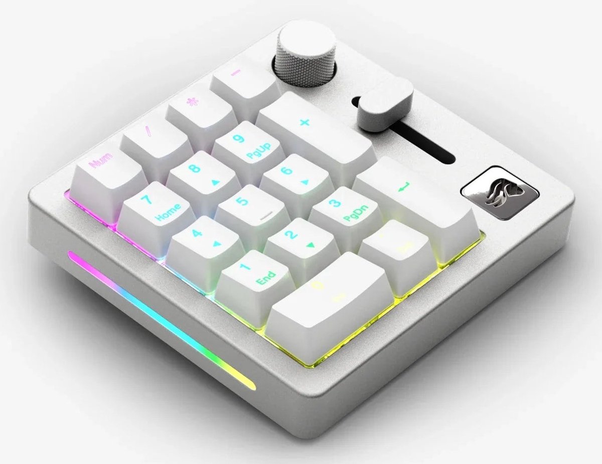Keychron GMMK Numpad toetsenbord Thuis/Werk USB + Bluetooth Wit