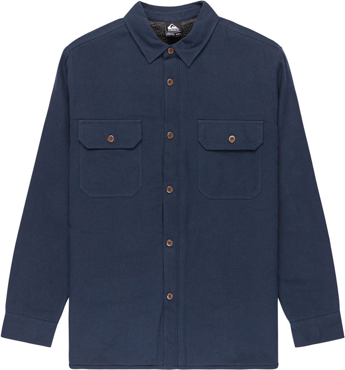 Quiksilver Husson Overhemd Met Lange Mouwen S Man Blauw