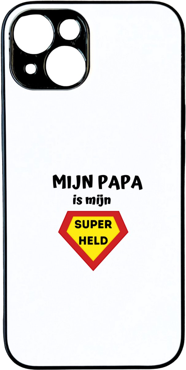 Hacebo® - mijn papa is mijn superheld telefoonhoesje - Vader - super papa - telefoonhoesjes - vader cadeautjes - vaderdag - verjaardag - geschenk - kado - hoesje geschikt voor iPhone 14