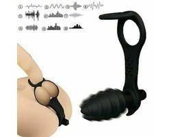 Mannelijke prostaatmassager, dildo, penisring, anale vibrator, buttplug, speeltje voor mannen