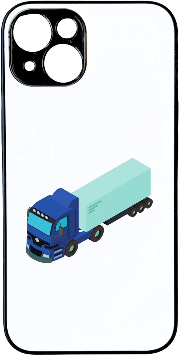 Hacebo® - Vrachtwagen telefoonhoesje - Vrachtwagen chauffeur - Chauffeurs - telefoonhoesjes - Truck - trailer - hoesje geschikt voor iPhone 14