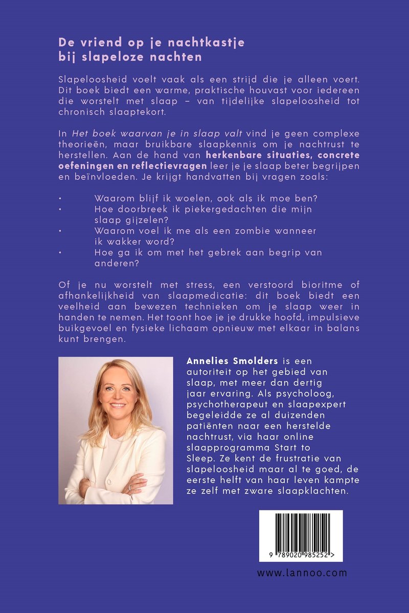 Het boek waarvan je in slaap valt - back cover