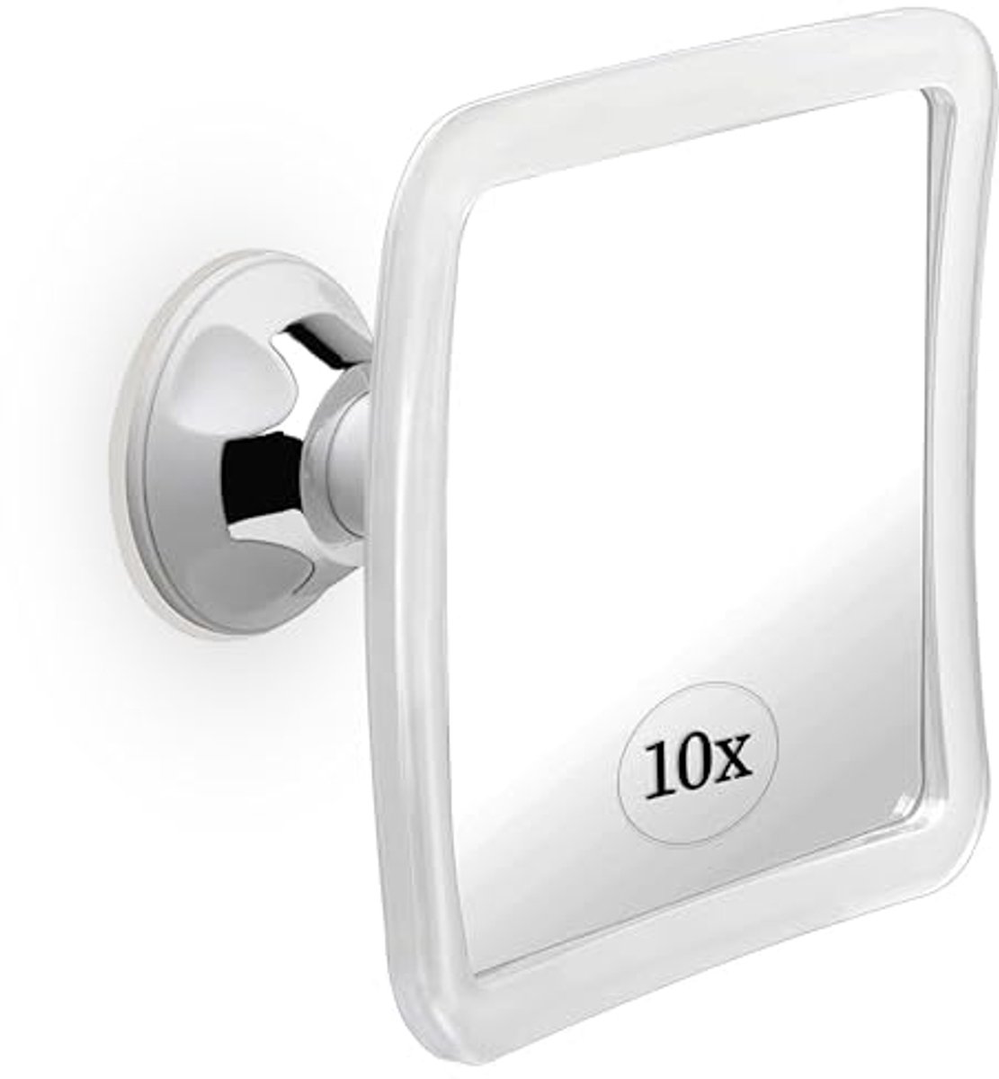 10x Vergrotende Make-upspiegel met Zuignap - Perfect voor Thuis en Reizen