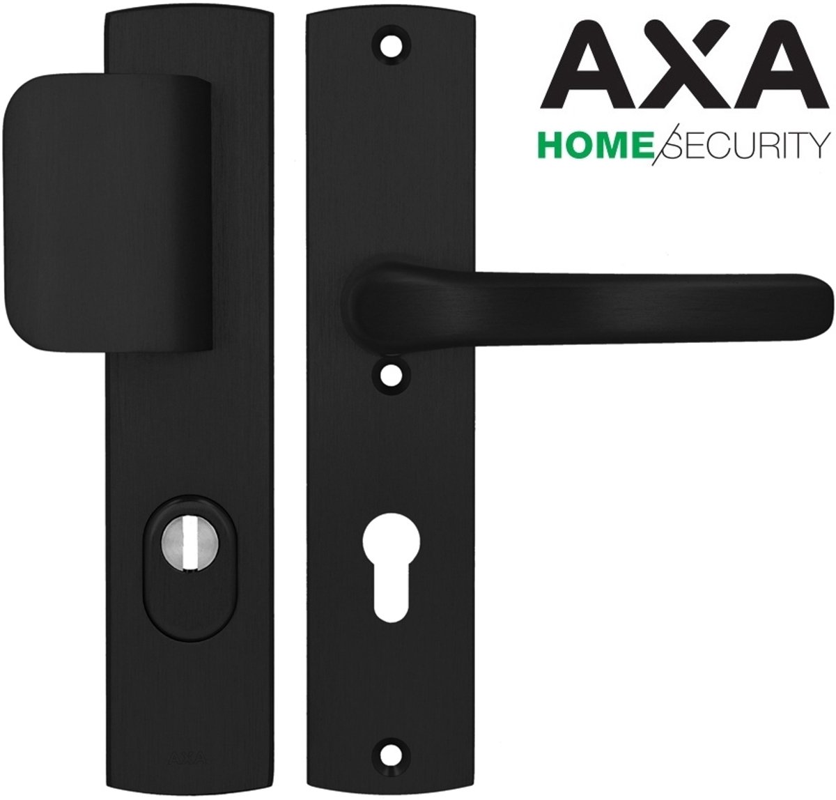 AXA Jupiter Deurklink met FLEX F8 Beveiliging - Zwart 92mm