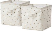 Vertbaudet Set - 2 opbergbakken - must-have - 30x30x30cm
