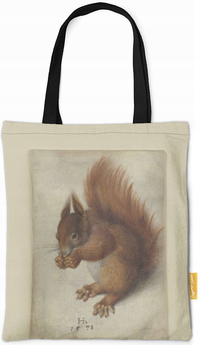 Hans Hoffmann Shopper Tas - Rode Eekhoorn Print