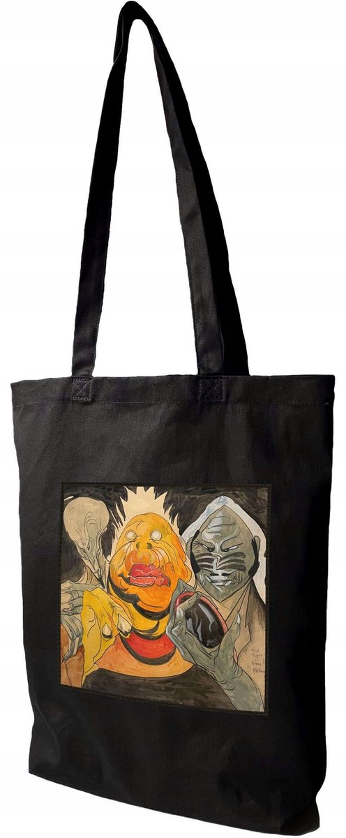 Shopper Tas met Witkacy Print - Azot, Fosfor, Arsen