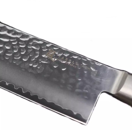 Couteau de chef Yaxell Taishi 20 cm - Artisanat japonais ultime et bois de hêtre Pakka Zwart - Approuvé par la FDA