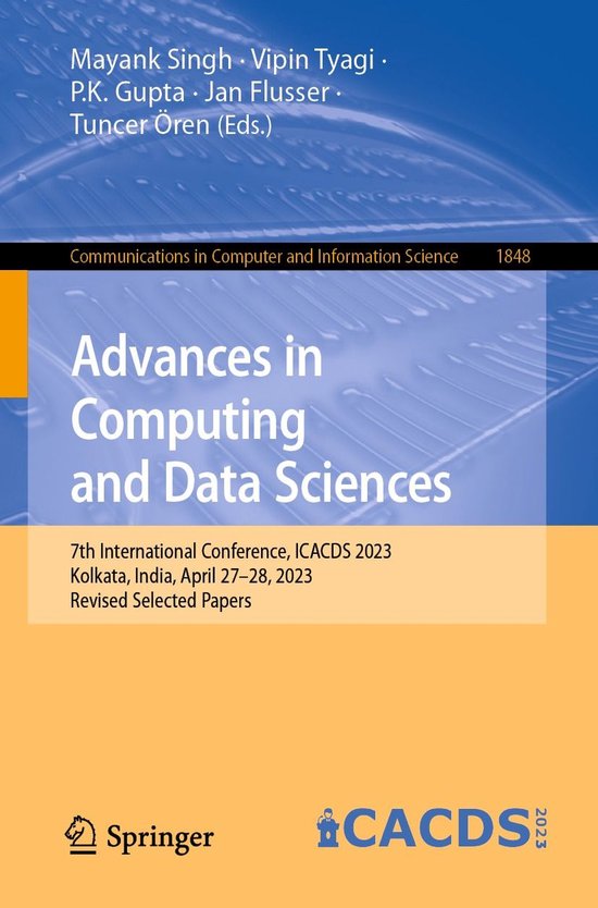 Springer Nature Proceedings Computer Science - Advances in C ... - cover