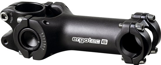 Ergotec Stuurpen Swell Eco 80mm 1 1/8 Inch Ø25.4 -20°/+40° - Zwart van Ergotec — afbeelding 2